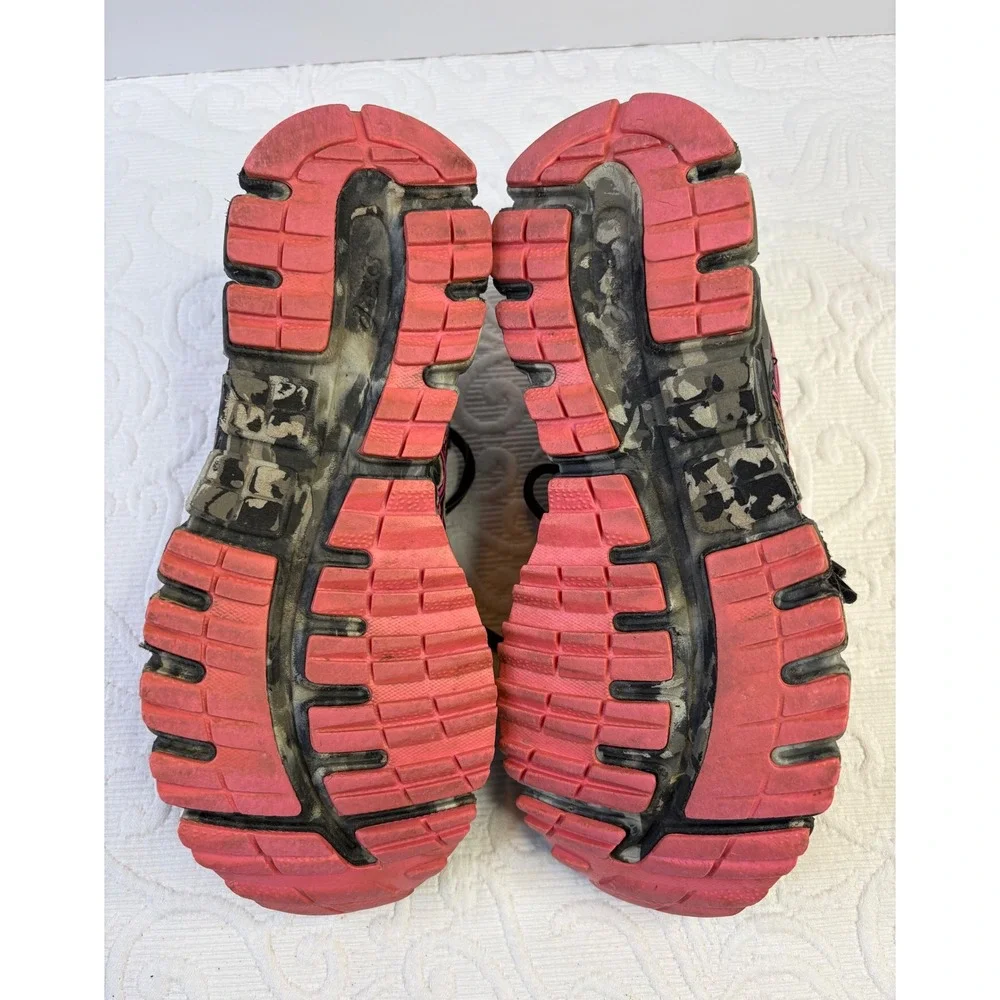 ASICS Gel-Scram 2 Women's Size 8 Running Shoes Gray Pink Camo‎ Athletic Sneakers